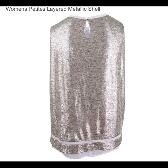 Calvin Klein metallic top - Picture 4 of 4